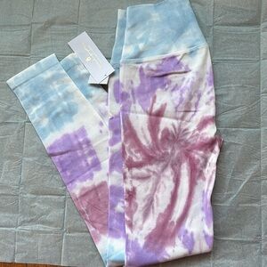 NWT Spiritual Gangster tie dye love sculpt leggings size XS/S